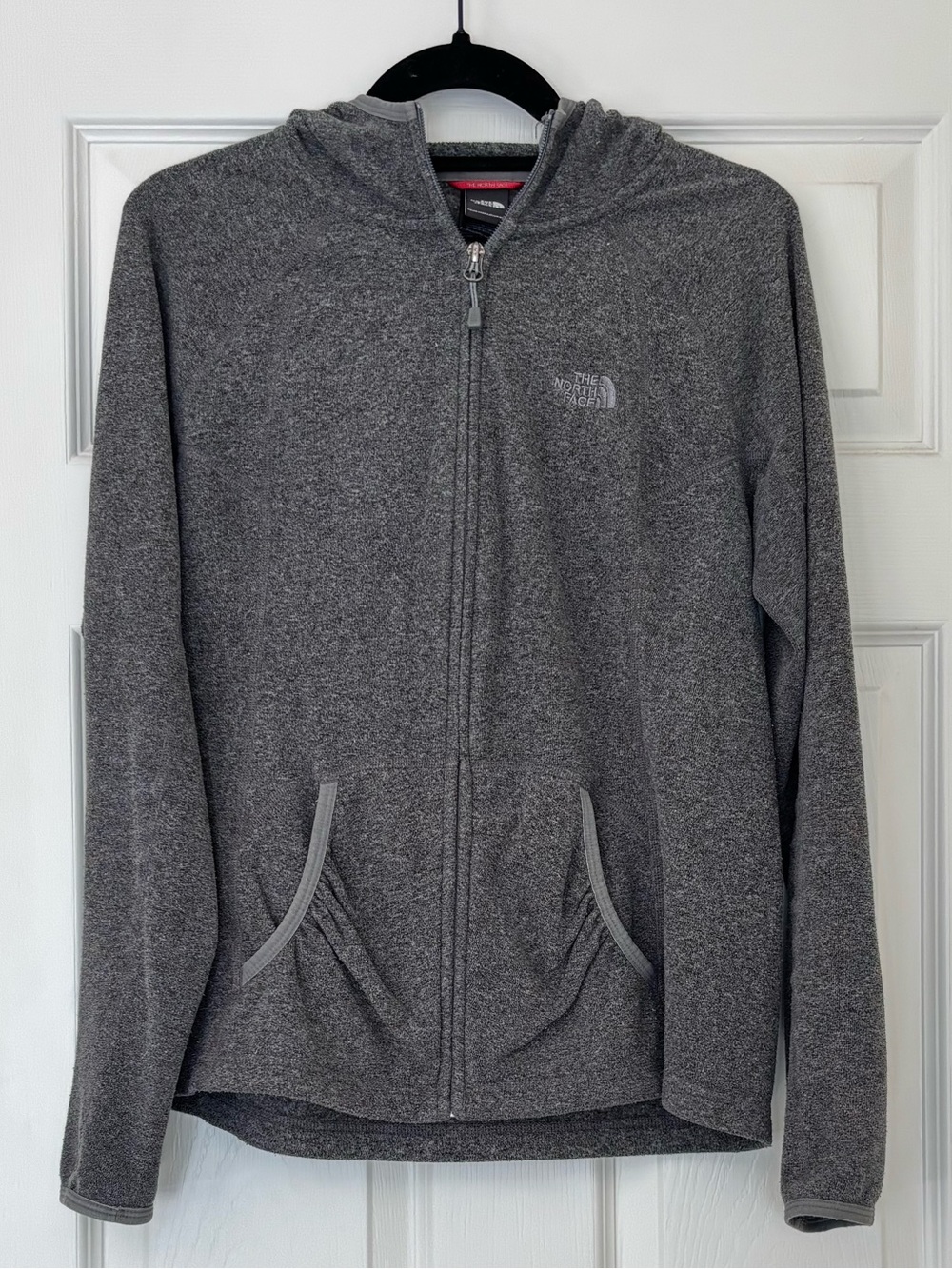 The North Face Terry Cloth Full-Zip Hooded Jacket with Sinched Pockets